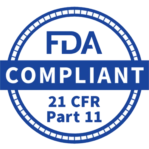 FDA 21 CFR Part 11 compliance badge